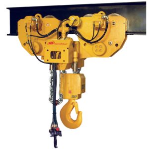 Ingersoll Rand Liftchain air BOP hoist and trolley; series image, system configuration may differ